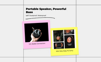 Waterproof outdoor speaker with bass