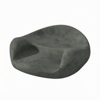 Raised Back Memory Foam Meditation Cushion Side Supports Ergonomic Meditation Cushion Textured Surface Pressure Relief for Meditating, Seated Resting