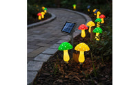 Solar Toadstool Lights Auto On/deactivate Toadstool Garden Stake Lights