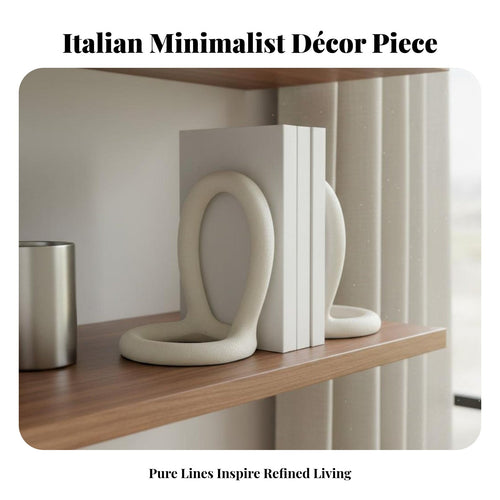 2 Pieces Textured Finish Bookend Non-Slip Base Minimalist Book Supports for Home Decorators, Decor Enthusiasts, Bookshelf, Bookshelves, Desk