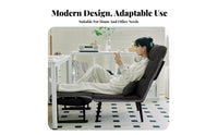 Foldable Nap Chair Lightweight Padded Folding Armchair Sturdy Frame for waterside
