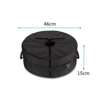 Slim Umbrella Weight Bag Long-Lasting Sand Bag with Strap Portable Fillable Sandbag Heavy Duty for Patio, Garden, Backyard
