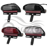 Motorcycle Tail Light Assembly for Harley Softail Fat Boy Retro LED Turn Signal Light
