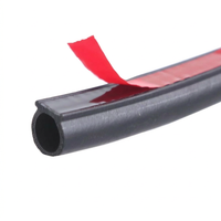 Automotive Rubber Sealing Strip for Cars, Weather Seal Rubber Sealing Strip for Car Trucks, Car Door - Waterproof Groove Small D-type