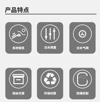 健身水球球形水袋健身塑形负重球带把手圆球牛角包充气灌水药球