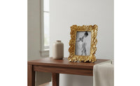 Vintage Petal Photo Frame Luxury Feel Ornate Gold Picture Frame for Mantelpiece