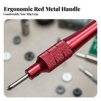 5 Point Pointed Screwdriver Long-Lasting Steel Construction 5 Prong Screwdriver for Watchmakers