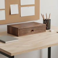 Wooden Desktop Organizer Space-Saving Mini Drawer Cabinet Miniature Wooden Chest of Drawers Clutter-Unobstructed Organization