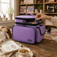 Sewing Organizer Bag Lined Interior Rectangular Sewing Craft Bag