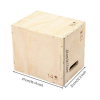 Wooden Plyometric Box Versatile Wooden Plyometric Box for Athletes