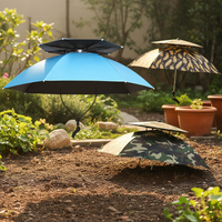 Hands-Free Double-Layer UV Protection Umbrella Hat for Outdoor Activities