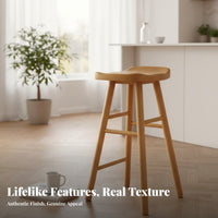 Backless Saddle Stool Nordic Design Backless Saddle Perch Minimalist Design