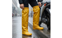 Waterproof Leg Sleeves Fit PVC Leg Sleeves Easy to Put on and Takes off Legs Protectors for Commuters, Rainy Commutes, Outdoor Activities