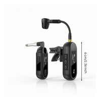 Wireless Instrument Audio Pickup System UHF Band Snap-on Wireless Audio Pickup System Rechargeable for Musicians