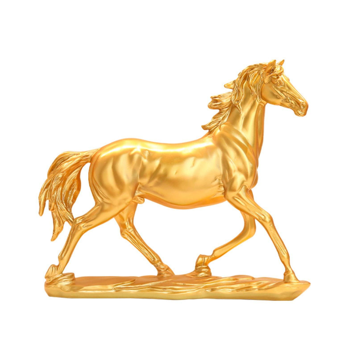 Horse Figurine Glossy Horse Statue Elegant for Office, Bookshelf, Art Collectors