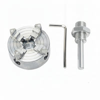 Machine Parts Mini Lathe Chuck Adapter Silver Colored Hex Style