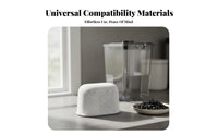 Removes Limescale Espresso Machine Water Filter Multi-Layer Filtration Replacement Coffee Filter Food-Grade Materials Charcoal Water Purifier Pod Safe for Home Baristas, Cafes, Office Breakroom
