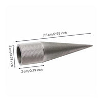 Punch Tip Grinder Knurled Grip Conical Punch Tip Grinder Tapered Body