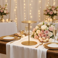 2-Tier Cake Stand Lightweight Tiered Dessert Stand Modern for Weddings, Bakers
