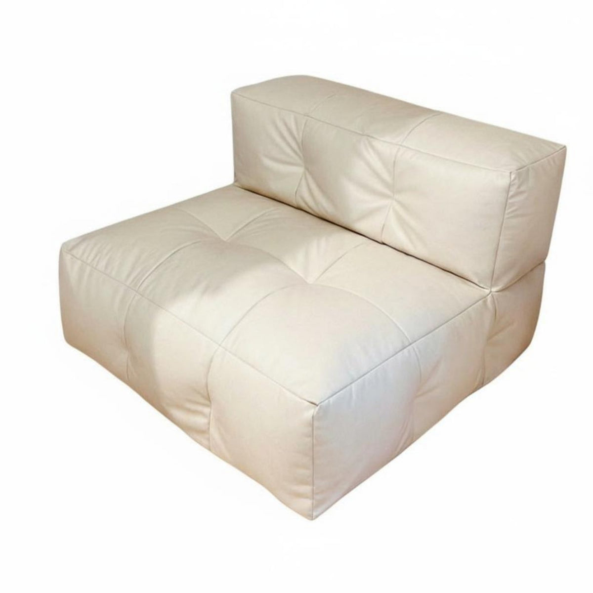Comfortable Highspine Bean Bag Chair No Assembly Required Floor Seating Frameless Construction Indoor Furniture Ergonomic Design for pairs, Adults, Students