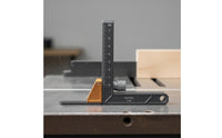 Router Height Gauge Aluminum Alloy Table Saw Gauge Precision Adjustment Measuring Tool for Woodworkers