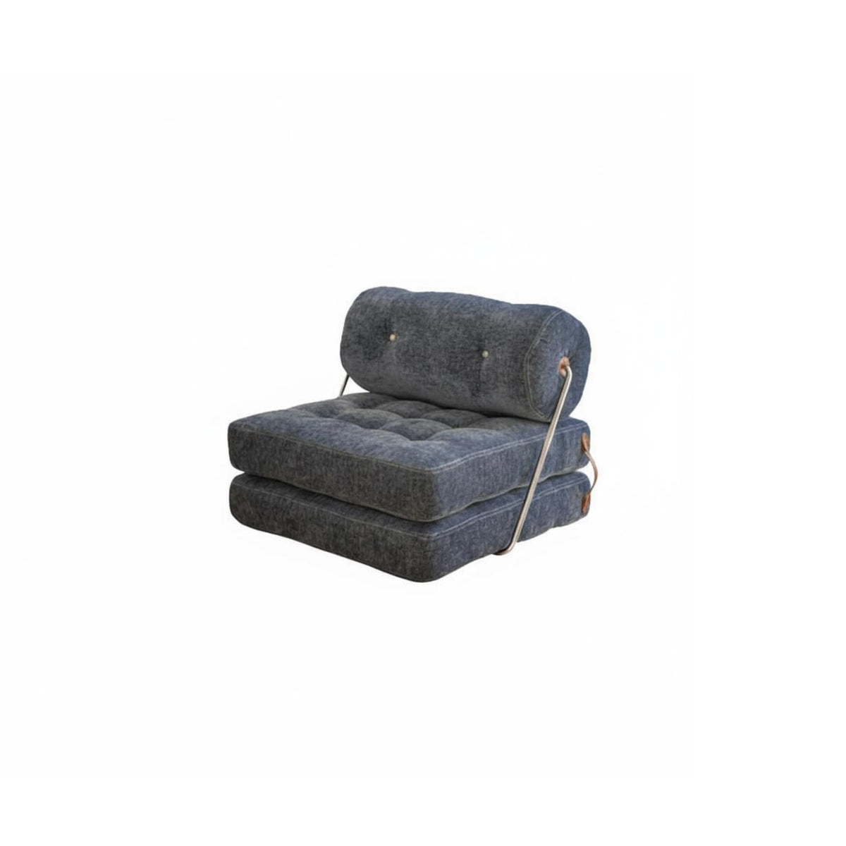 Space-Saving Tofu Block Sofa Plush Comfort Frameless Sectional Couch Boucle Fabric sectional Seating adaptable for Apartment Dwellers, Young Adults, Students, Small Spaces, Balcony, Living Room, Home Theater
