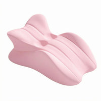 Memory Foam Prone Pillow Hollow Opening Face-down Pillow Soft Cushioned for Desk