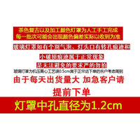 磨砂玻璃灯罩外壳罩现代卧室灯欧式客厅吊灯E27螺口台灯壁灯灯罩