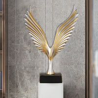 Eagle Spread Wings Resin Figurine for TV Cabinet Decor