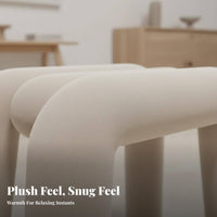 Upholstered Square Stool Luxury Design Household Furniture Comfortable