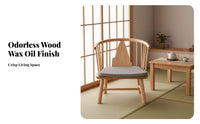 Japanese and Design Floor Armchair with Supportive Supportiverest Low Chair Space Saving Soft Pad for and Beverage Lovers