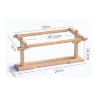 Wooden Cross Stitch Stand Adjustable Wooden Embroidery Stand 360 Degree Rotation