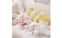 Rabbit Tissue Box Cover Cartoon Fuzzy Material Tissue Box Cover Decorative