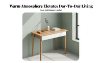 Vanity Desk with Drawers Nordic Design Bedroom Furniture Space-Saving for Adults