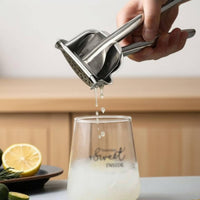 Stainless Steel Citrus Juicer Heavy Duty Orange Juice Press Dishwasher Safe
