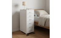 Under Desk Filing Cabinet Steel Construction Mobile Metal Storage Cabinet Waterproof Metal Drawer Cart for Bedroom