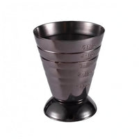 Cocktail Measuring Cup Polished Finish Pedestal Measuring Jigger Flared Shape Jigger