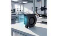 Dual Ball Bearing Brushless Fan 3D Printer Cooling Blower Radial Fan Print Head Blower with Integrated Mounting Ears Suitable for 3D Printer Makers Print Head Upgrade