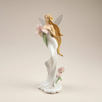 Fairy Figurine with Wings Lightweight Fairy Statue with Wings Compact for Garden