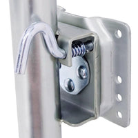 1500 lbs 8 Inch Side Crank Trailer Jack with Swivel Caster Wheel