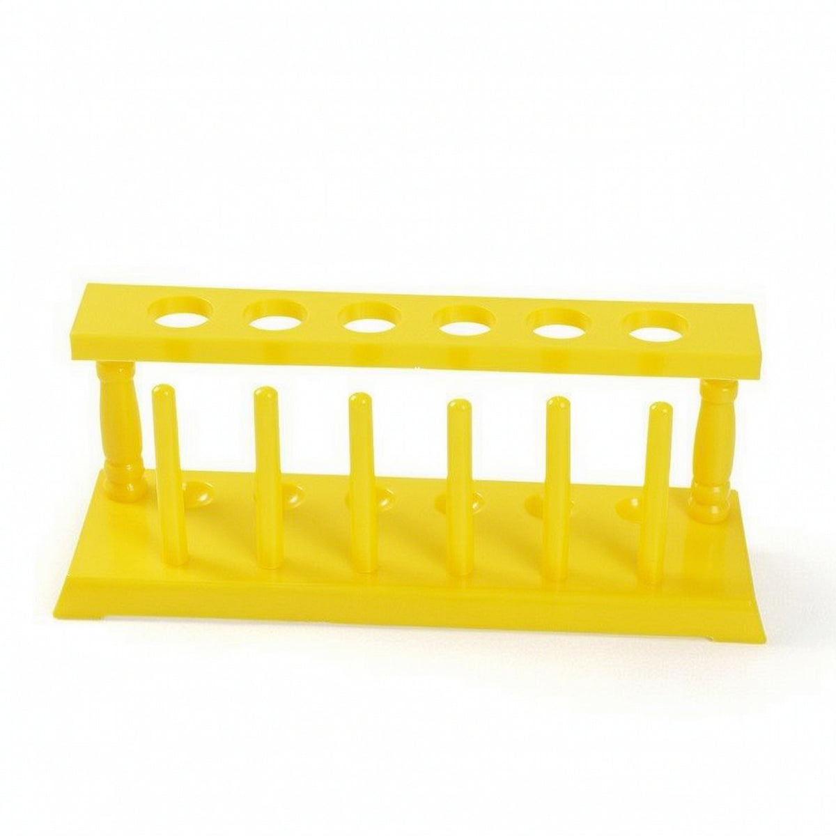 Test Tube Rack with 6 Holes Lightweight Plastic Test Tube Rack Easy to Clean