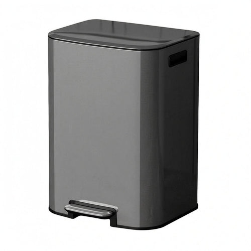 Removable Liner Trash Can Hands Stainless Steel Trash Can Inner Bucket Household Storage for Office