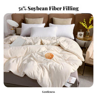 Soybean Fiber Quilt Skin-Friendly Cotton Quilt Core Anti-Clumping Fill for Home