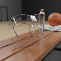 Transparent Basketball Face Guard Lightweight Sports Safety Gear Adjustable