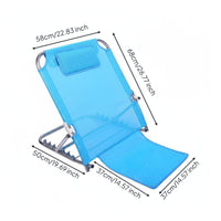 Adjustable Bed Backrest Heavy Duty Sit up Support Aid Foldable Design Folding Backrest Lounger for Elderly, Bedridden Patients, Hospital, Outdoor