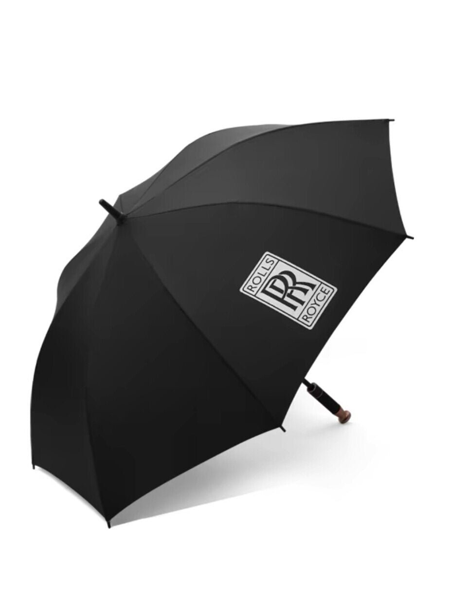 Customizable Long-Handle Umbrella with Gold-Plated Handle