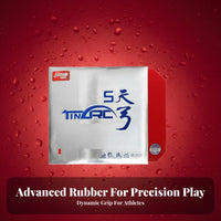 Table Tennis Rubber Sheet Tournament Level Table Tennis Sponge Rubber High Rotation Racket Sport Accessory for Competitive Athletes, Recreational Play