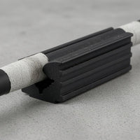 Ridged Golf Club Grip Replacement Block Black Golf Club Vise Clamp Non-Slip Rubber Vise Clamp Long-Lasting