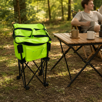 Foldable Tennis Ball Cart Outdoor Camping Storage Rack Pickleball Training Cart