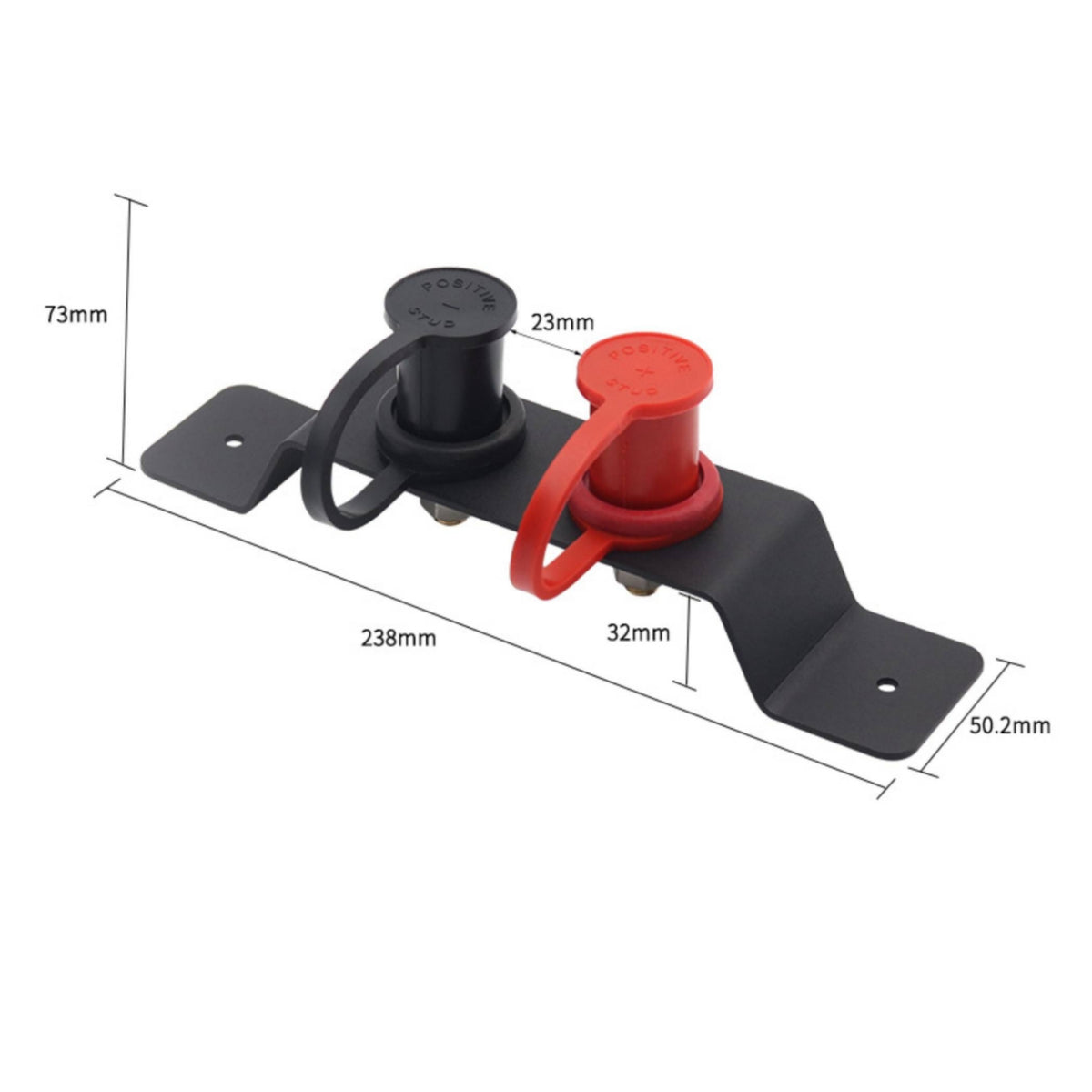 Terminal Jump Post Assembly Insulated Distant Terminal Kit Secure Hardware for Tractors